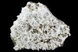 Plate of Quartz Crystals With Pyrite - Peru #107431-1